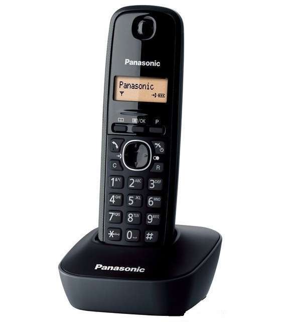 Panasonic   DECT telefon szürke fotó, illusztráció : KX-TG1611HGH