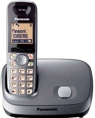 Panasonic KX-TG6511 DECT telefon, szürke fotó, illusztráció : KX-TG6511HGM