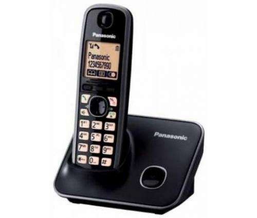 Panasonic DECT telefon fekete fotó, illusztráció : KX-TG6611PDB