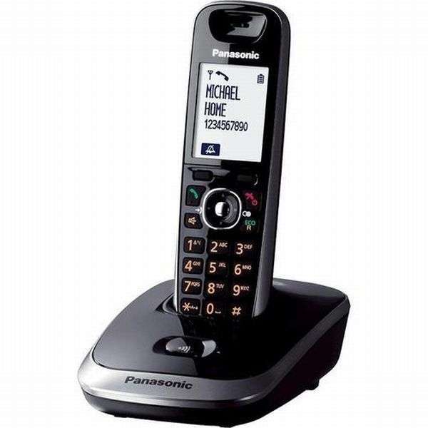 Panasonic DECT fekete telefon 1 + 1 év szerviz fotó, illusztráció : KX-TG7511HGB