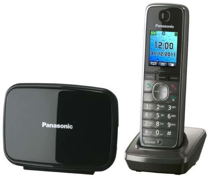 Panasonic DECT telefon, SMS, színes fotó, illusztráció : KX-TG8611PDM
