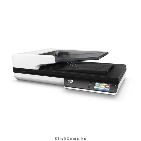 HP Scanjet Pro 4500 FN1 szkenner USB Háló ADF A4 Síkágyas Docuscanner fotó, illusztráció : L2749A