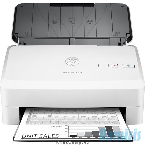 Szkenner HP Scanjet Pro 3000 s3 USB ADF A4 Scanner fotó, illusztráció : L2753A