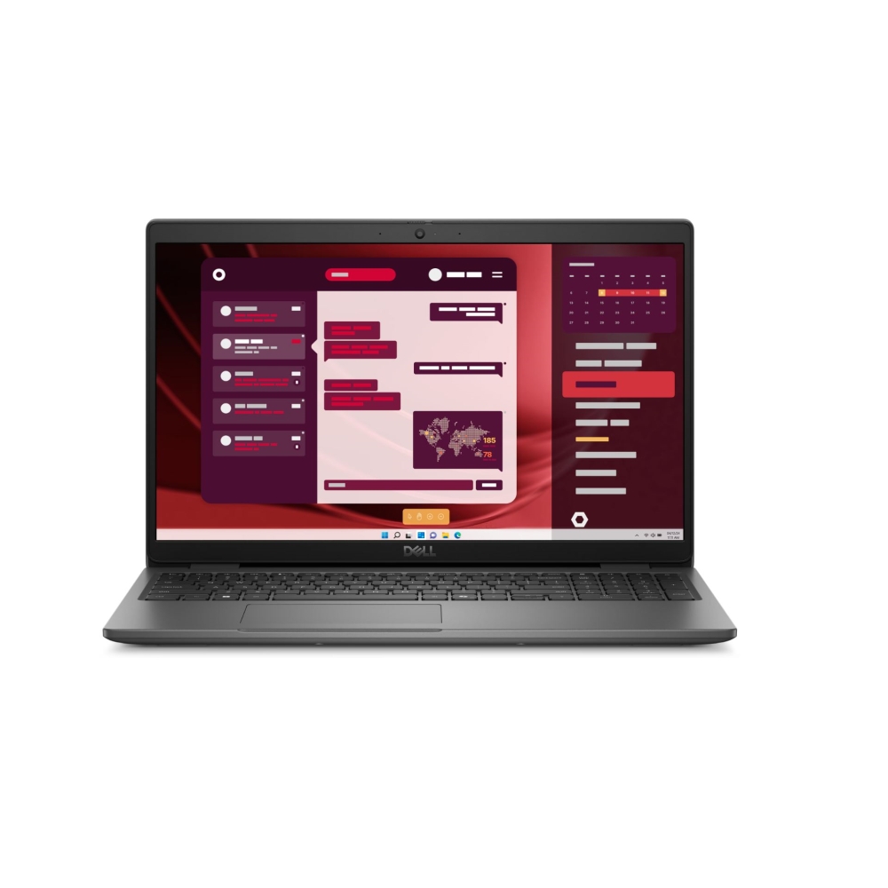 Dell Latitude Notebook IrisXe Linux 15.6  1366x768, szürke fotó, illusztráció : L3550-21