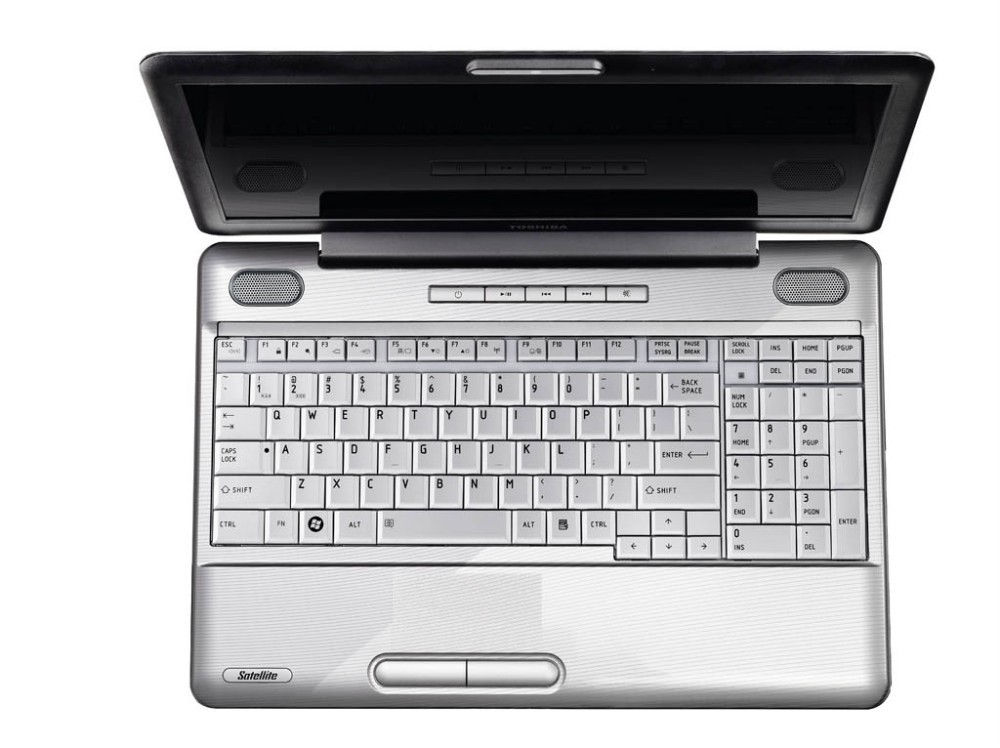 Laptop Toshiba ProDual-Core T4300 2.10 GHZ 2GB. 320GB.Camera. laptop notebook T fotó, illusztráció : L500-1FW