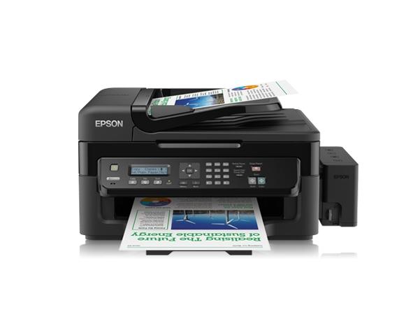 Epson színes A4 nagykapacitású 4in1 multifunkciós készülék, ADF, Ethernet, fotó, illusztráció : L550