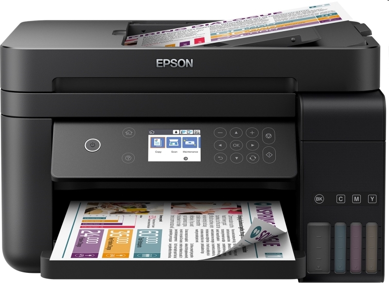 Multifunkciós nyomtató tintasugaras A4 Epson EcoTank L6170 színes MFP ADF  dupl fotó, illusztráció : L6170