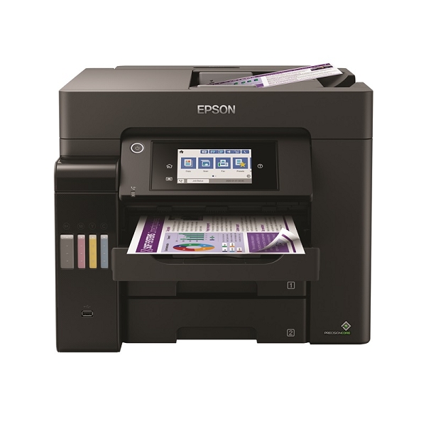 MFP tintasugaras A4 színes Epson EcoTank L6570 DADF duplex LAN WIFI FAX fotó, illusztráció : L6570