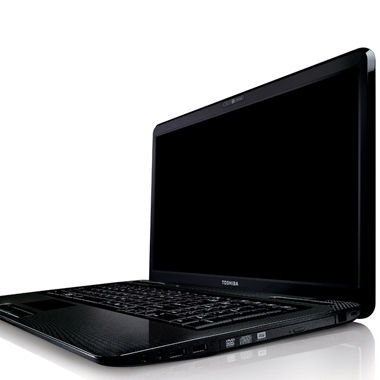 Toshiba Satellite 17.3  laptop, i3-330M, 4GB, 320GB, ATI5145, Win7HPre, Fekete fotó, illusztráció : L670-13D