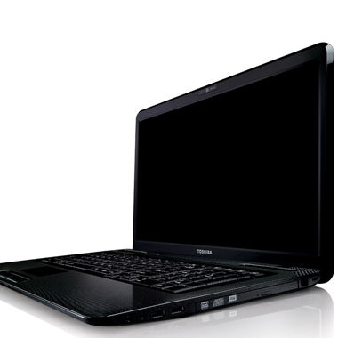 Toshiba Satellite 17.3  laptop, i3-330M, 4GB, 320GB, ATI5145, Win7HPre, Fekete fotó, illusztráció : L670-13D