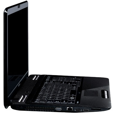 Toshiba Satellite 17,3  laptop HD+, i3-380M, 4GB, 320 GB, ATI5470, Win7HPre, Fe fotó, illusztráció : L675-122