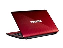 Toshiba laptop Satellite 15,6 , Intel i3-2330M, 4GB, 750GB, Gef520M, DOS, Piros fotó, illusztráció : L750-1H4