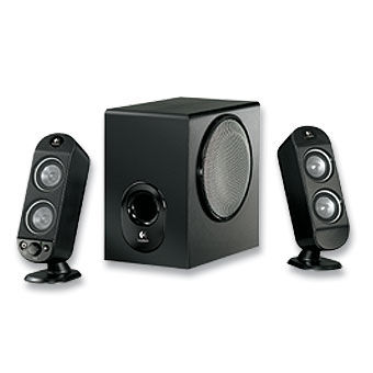 Speaker Logitech X-230 32W hangfal 2.1 fekete OEM (2 év) - Már nem forgalmazott fotó, illusztráció : L9701230914