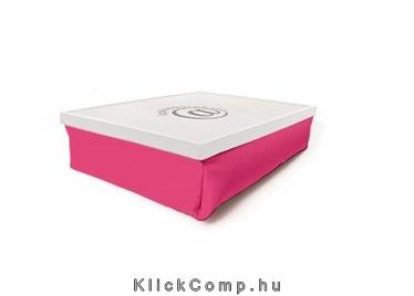 Fehér-pink laptop-párna fotó, illusztráció : LAPTOPPARNA-70525