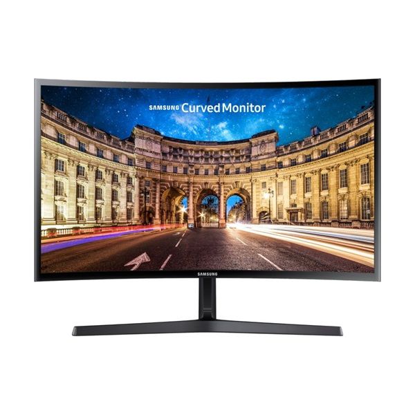 Monitor 27  FHD 1920x1080 Ívelt HDMI Dsub fekete B2C Samsung C27F396FHU fotó, illusztráció : LC27F396FHUXEN