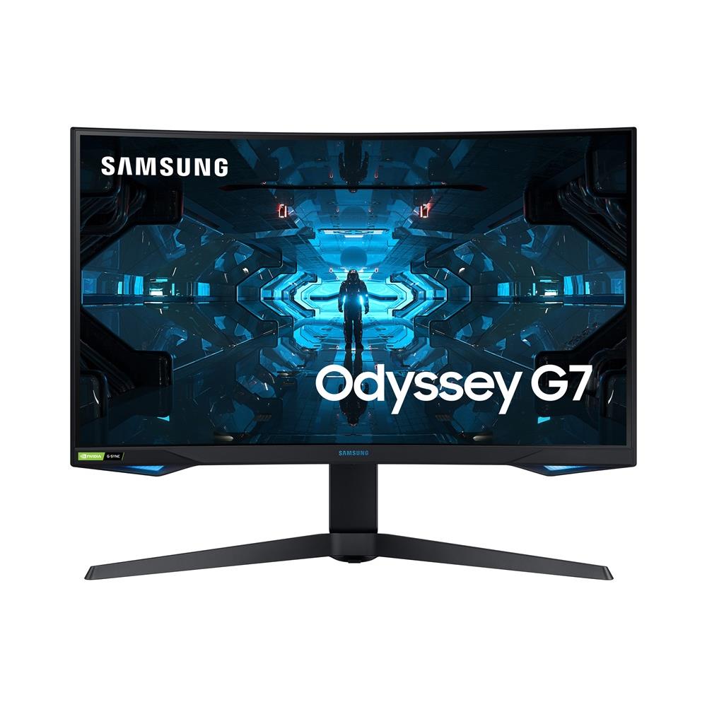 Monitor 27  2560x1440 VA HDMI DP USB Samsung Odyssey G7 C27G75TQSR fotó, illusztráció : LC27G75TQSRXEN