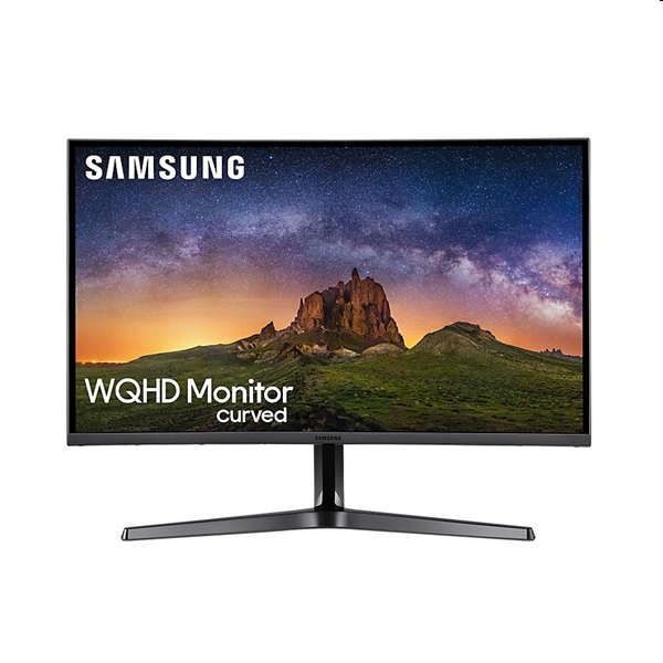 Monitor 27  2560x1440 2xHDMI DP 144Hz ívelt Samsung C27JG50QQU fotó, illusztráció : LC27JG50QQUXEN