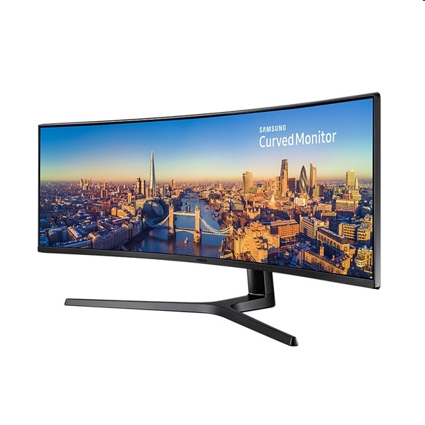 Monitor 49  3840x1080 144Hz HDMI DP ívelt Samsung C49J890DKU fotó, illusztráció : LC49J890DKUXEN