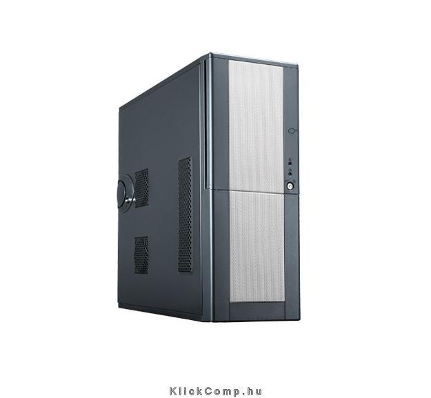 Számítógépház EATX ATX mATX ház CHIEFTEC Mesh szériás táp nélküli fekete-ezüst fotó, illusztráció : LCX-01B-SL-U3-OP