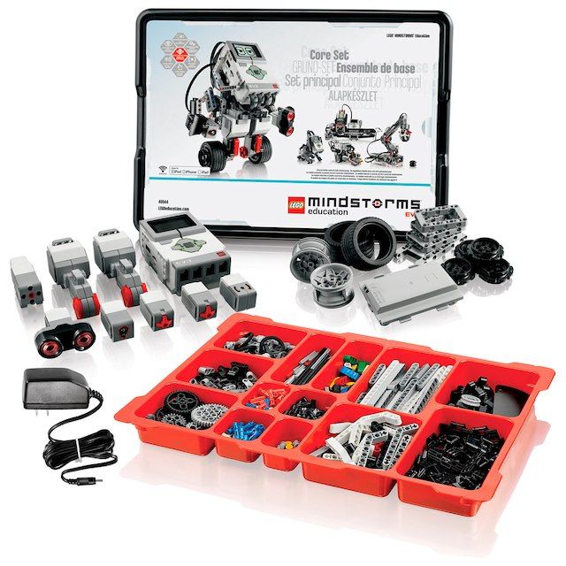 LEGO EV3 Mindstorms oktatási robotkészlet 10V DC töltővel - Már nem forgalmazot fotó, illusztráció : LEGO-45544