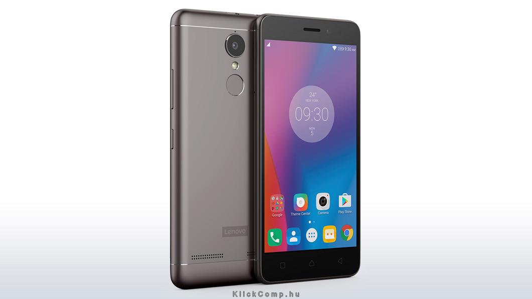 Lenovo K6 (Dual SIM) - 16GB - Sötétszürke mobil fotó, illusztráció : LENK6_DRKGR16DS