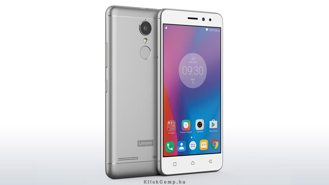 Lenovo K6 (Dual SIM) - 16GB - Ezüst mobil fotó, illusztráció : LENK6_SLV16DS