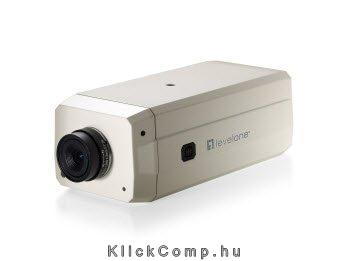LevelOne FCS-1151 IP Box beltéri kamera, 2MP1600x1200, 4,2mm, PoE, DandNICR, On fotó, illusztráció : LEVELONE-571012