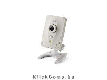 LevelOne WCS-0030 vezeték nélküli IP Cube beltéri kamera, 1MP1280x800, 3,6mm, P fotó, illusztráció : LEVELONE-572006