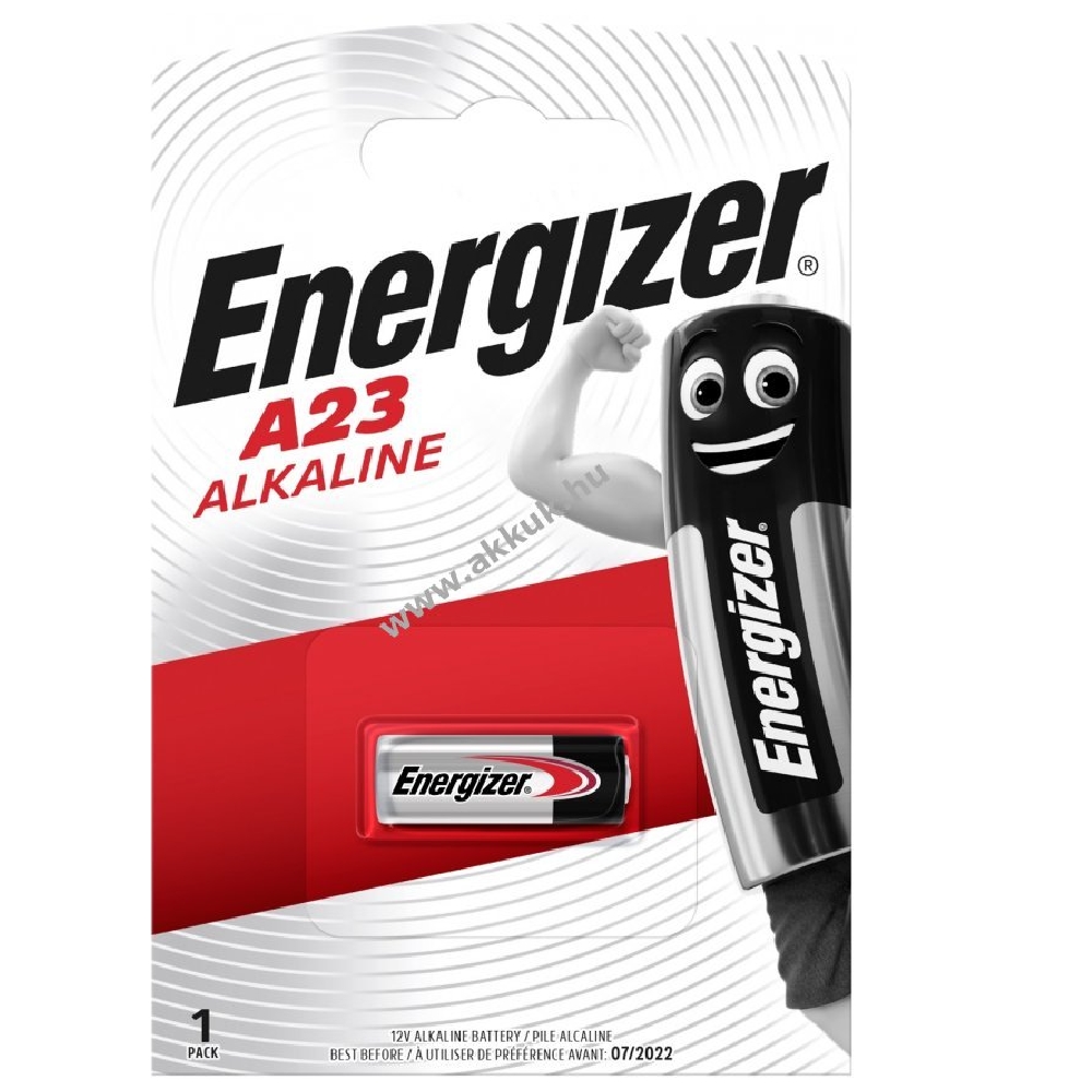 Elem LR23 - A23 Energizer ALKÁLI 12V 2db/cs - Már nem forgalmazott termék fotó, illusztráció : LR23A-Energizer