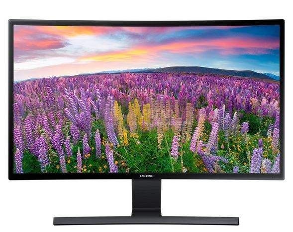 Monitor 23,5  LED HDMI ívelt kijelzős Samsung S24E510C fotó, illusztráció : LS24E510CS_EN