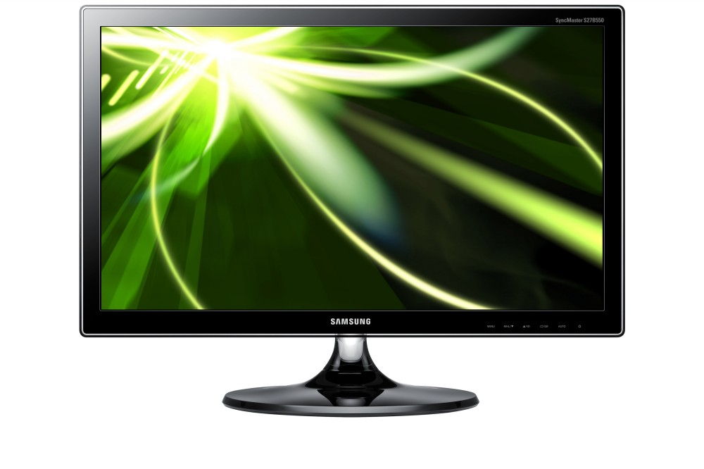 27  S27B550V LED DVI 2HDMI fényes-fekete monitor fotó, illusztráció : LS27B550VS_EN