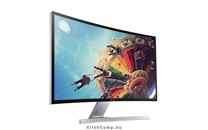 Monitor 27  S27D590C LED HDMI Display port ívelt kijelzős monitor fotó, illusztráció : LS27D590CS_EN