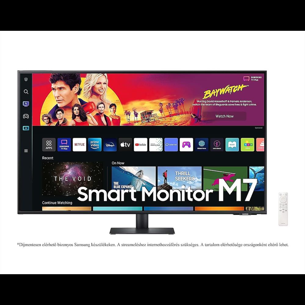 Monitor 32  3840x2160 VA HDMI USB USB-C Samsung Smart M7 fotó, illusztráció : LS32BM700UPXEN