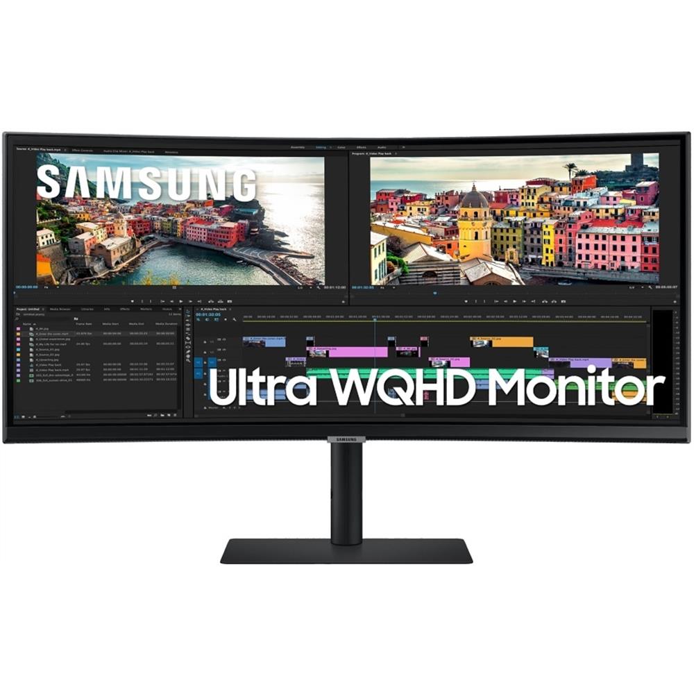 Monitor 34  3440x1440 VA HDMI DP USB USB-C Samsung S34A650UXU fotó, illusztráció : LS34A650UXUXEN