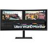 Monitor 34" 3440x1440 VA HDMI DP USB USB-C Samsung S34A650UXU LS34A650UXUXEN Technikai adatok