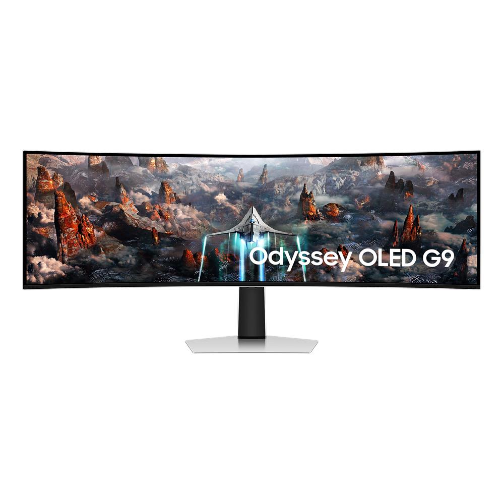 Monitor 49  5120x1440 OLED HDMI mHDMI DP USB Samsung Odyssey G9 G93SC fotó, illusztráció : LS49CG934SUXEN