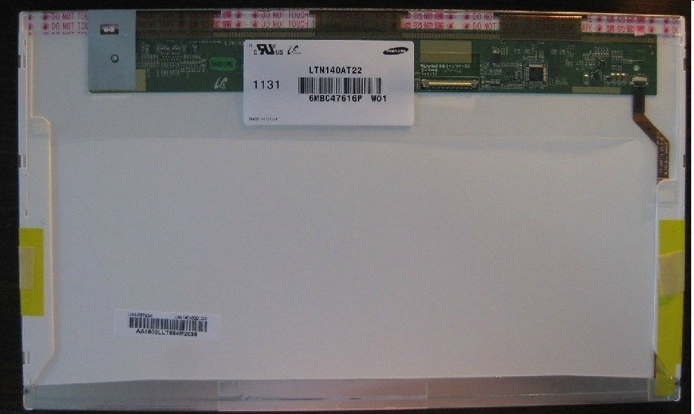 Notebook alkatrész kijelző  fényes N140B6-L02 C1 - Már nem forgalmazott termék fotó, illusztráció : LTN140AT22