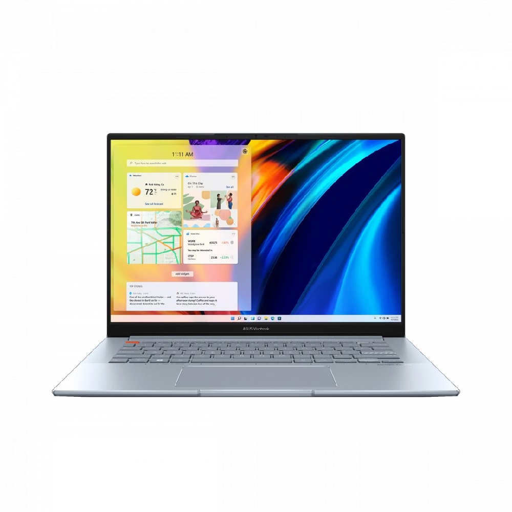 Asus VivoBook laptop 14,5  2,8K R7-6800H 16GB 512GB Radeon W11 ezüst Asus VivoB fotó, illusztráció : M5402RA-M9089W