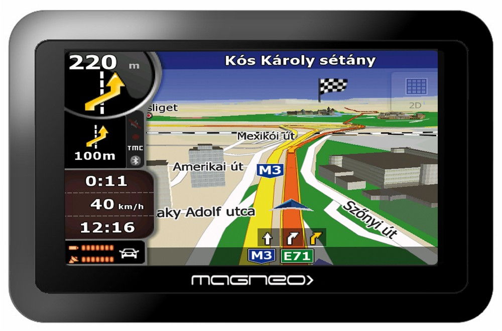 MAGNEO i430 4,3  iGO8 Magyarország térképpel fotó, illusztráció : MAGNEO53196