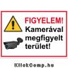 Kamerával megfigyel terület matrica külső MATMEGFIGYTK Technikai adatok
