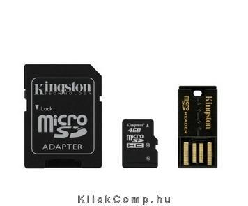 4GB SD micro SDHC Class 10 MBLY10G2/4GB memória kártya adapterrel fotó, illusztráció : MBLY10G2_4GB