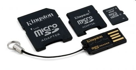 Memóriakártya MicroSDHC 4GB + READER + Adapter 99év gar. fotó, illusztráció : MBLYG2_4GB