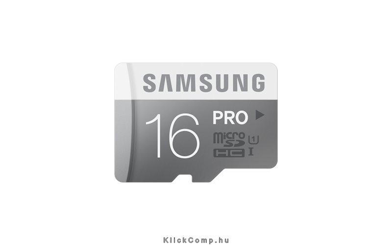 MicroSD kártya ADAPTER NÉLKÜL 16GB PRO MB-MG16D/EU Class10, UHS-1 Grade1, R90/W fotó, illusztráció : MB-MG16D_EU