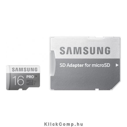 Memória-kártya 16GB MicroSD kártya ADAPTERREL Class10 Samsung PRO MB-MG16EA/EU fotó, illusztráció : MB-MG16EA_EU