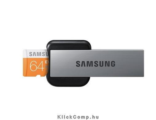 MicroSD kártya USB ADAPTERREL 64GB EVO, MB-MP64DU2/EU Class10, UHS-1 Grade1, Up fotó, illusztráció : MB-MP64DU2_EU
