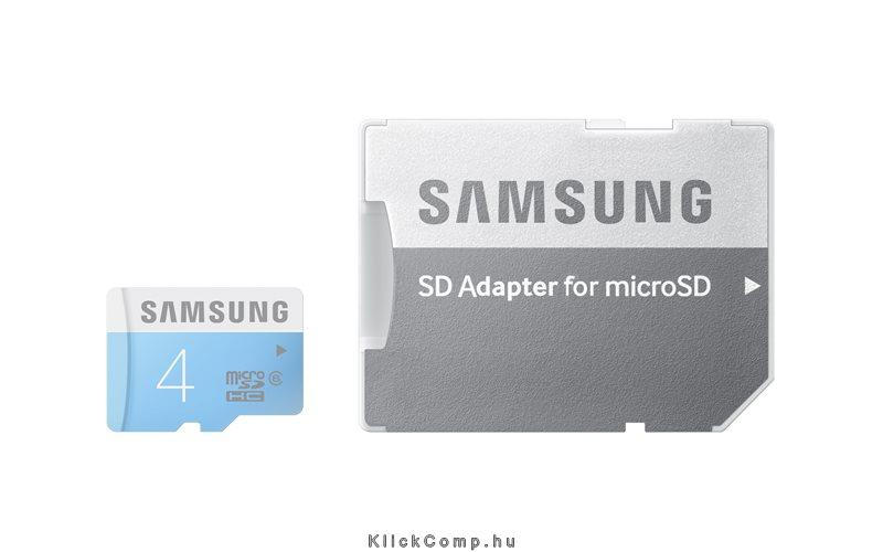 MicroSD kártya ADAPTERREL 4GB Standard, MB-MS04DA/EU Class6, Up to 24MB/S, blis fotó, illusztráció : MB-MS04DA_EU