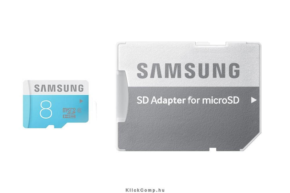 MicroSD kártya ADAPTERREL 8GB Standard, MB-MS08DA/EU Class6, Up to 24MB/S, blis fotó, illusztráció : MB-MS08DA_EU