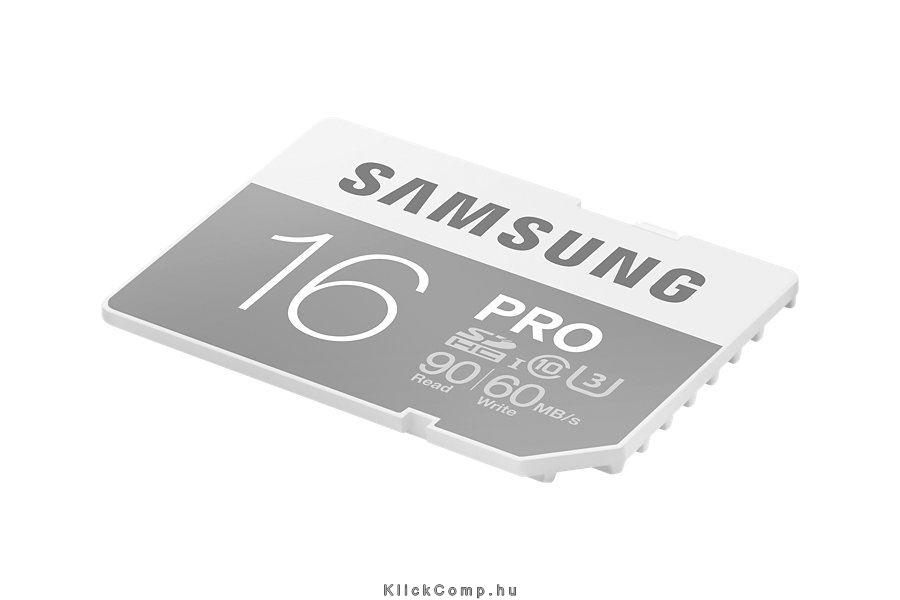 Memória-kártya 16GB SD kártya Class10 Samsung PRO MB-SG16E/EU fotó, illusztráció : MB-SG16E_EU