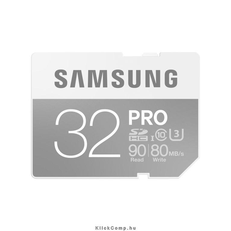 Memória-kártya 32GB SD kártya Class10 Samsung PRO MB-SG32E/EU fotó, illusztráció : MB-SG32E_EU