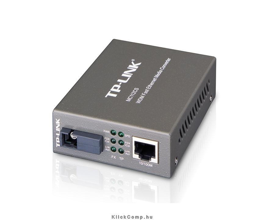 Media Converter 100Mbps optikai UTP-SC fotó, illusztráció : MC112CS